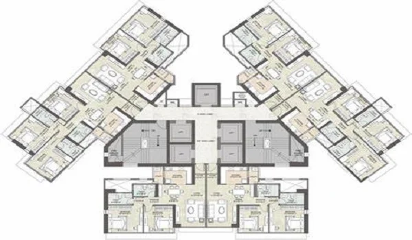 Tower Plan of Kalyani Arcadia